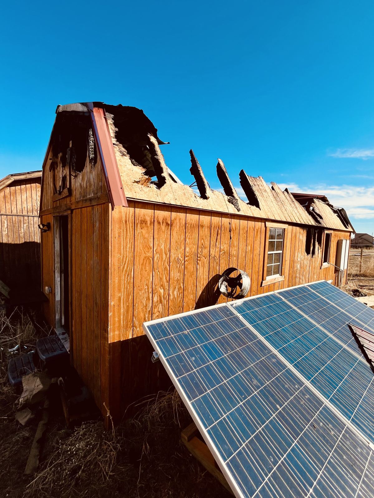 Emergency Board-Up & Tarping work performed by Village Restoration